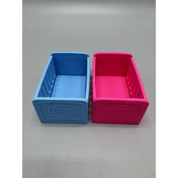 Tiny Tukkins Mini 4 Baby Mouse & 1 Squirrel Plush Lot W/ Set Of Cribs & Chair - Picture 15 of 16